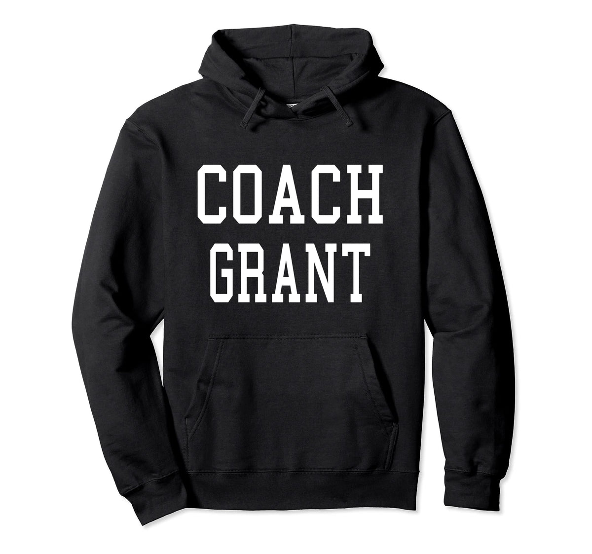 Coach Grant Custom Football Soccer Hoodie - Fun Novelty Design Men Women