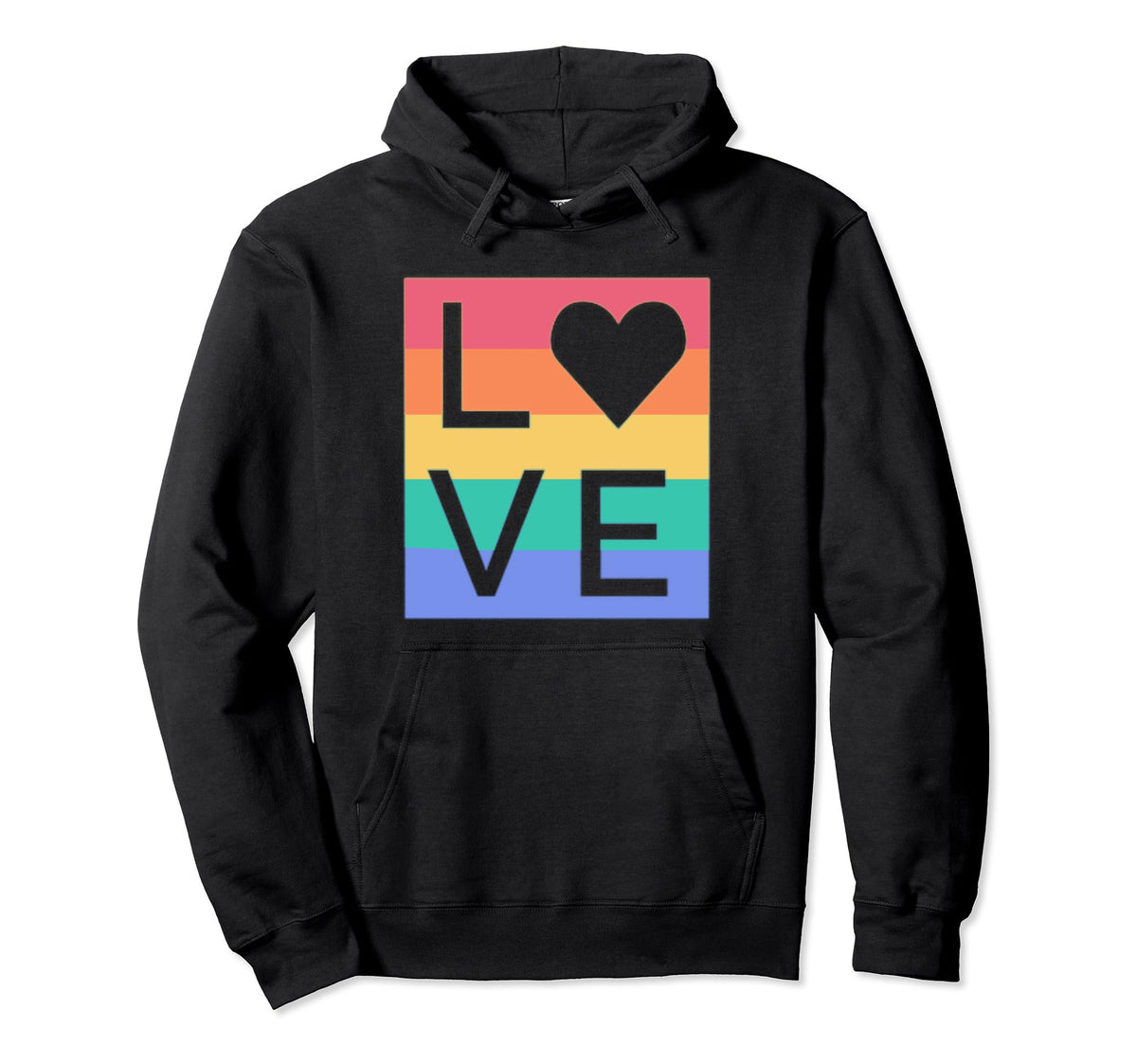 Love Pride Day Rainbow Lgbtq Love Hoodie - Streetwear Style Unisex