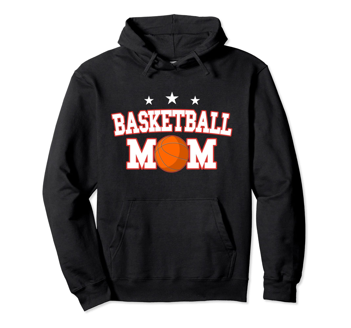 Basketball Mom Mothers Day Mom Hoodie - Casual Everyday Wear for Adults