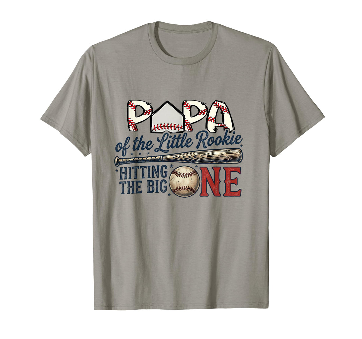 Daddy Papa Lil Rookie 1St Birthday T-Shirt - Streetwear Style for Adults