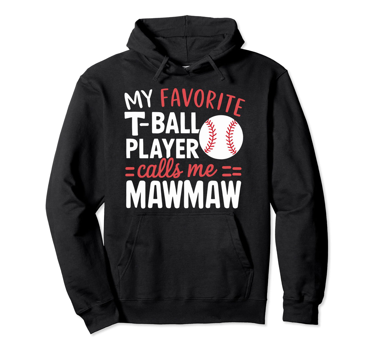 Baseball Grandma Grandmother Granny Hoodie - Novelty Apparel for Adults