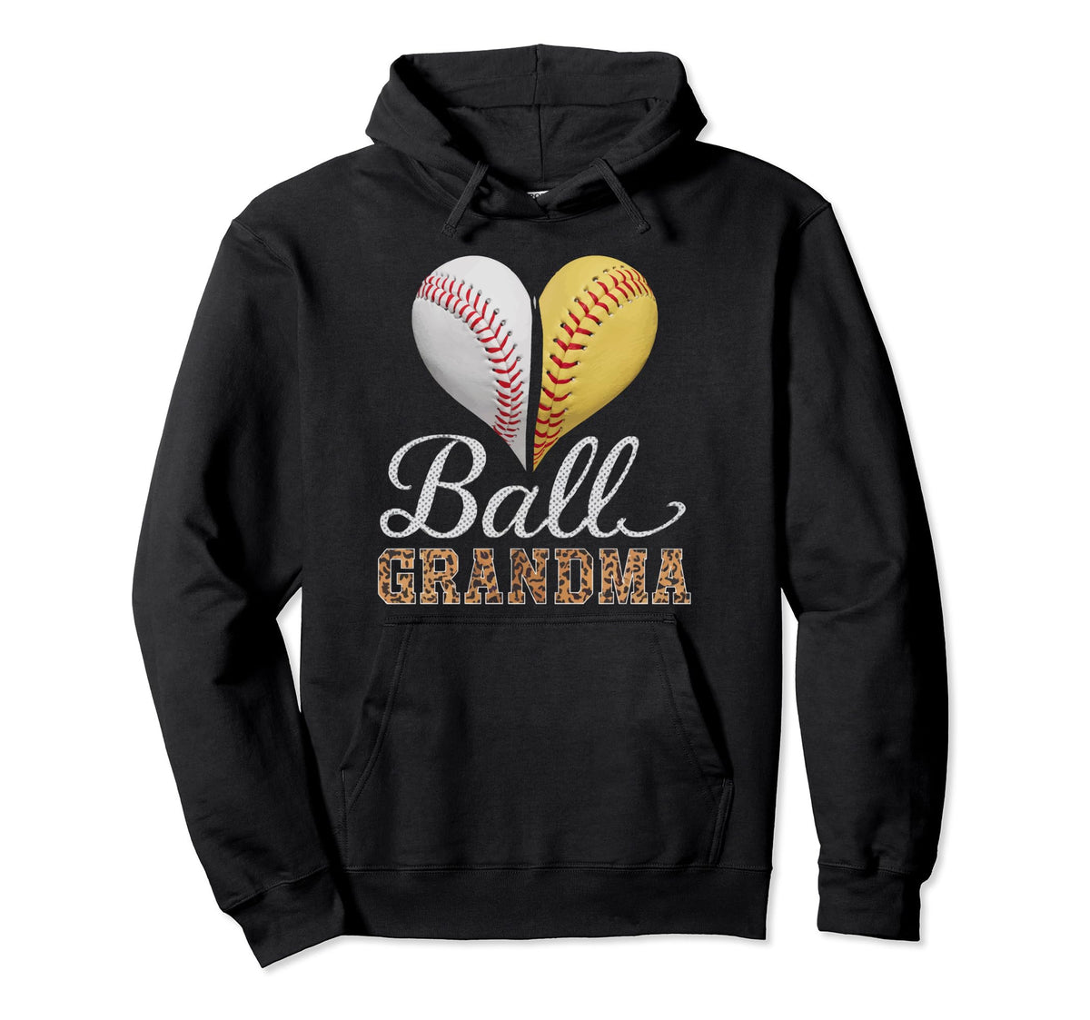 Baseball Grandma Grandmother Granny Hoodie - Novelty Apparel Men Women