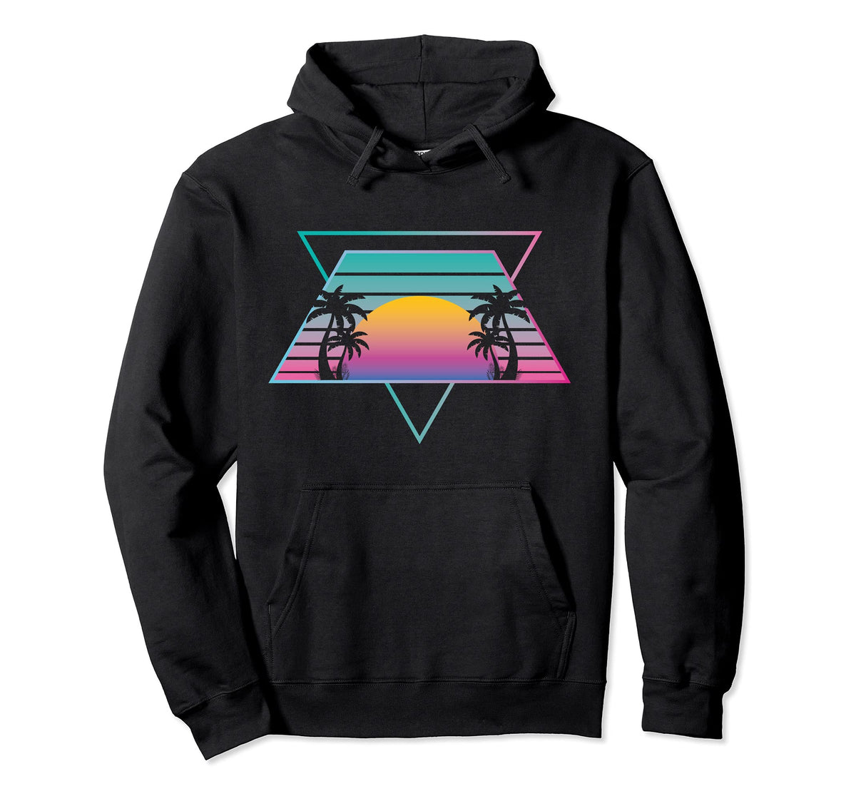 Vaporwave Aesthetic 80S 90S Art Sunset Hoodie - Streetwear Style Unisex