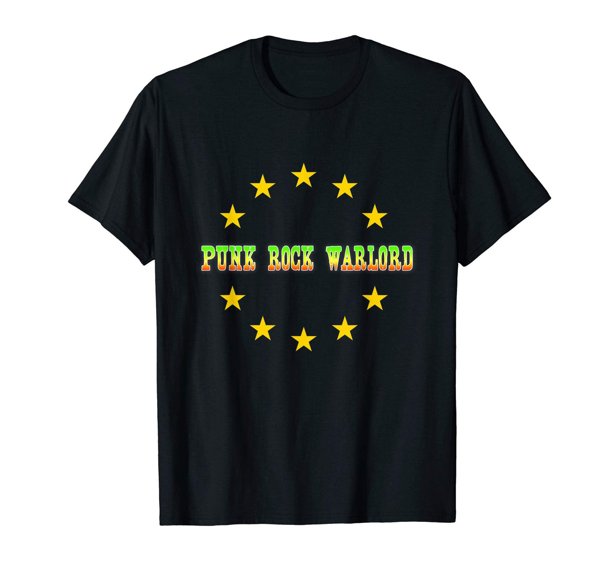 Punk Rock Warlord Music Rebel Sound T-Shirt - Custom Art Print Men Women