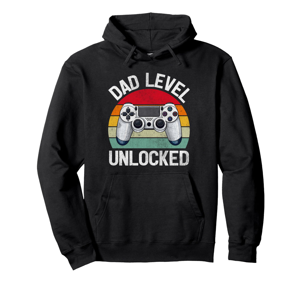 Dad Level Unlocked Leveled Up To Hoodie - Casual Everyday Wear Men Women