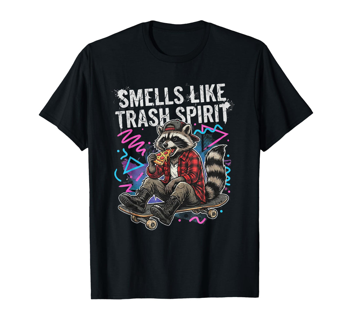 Smells Like Trash Spirit Funny T-Shirt - Casual Everyday Wear for Adults