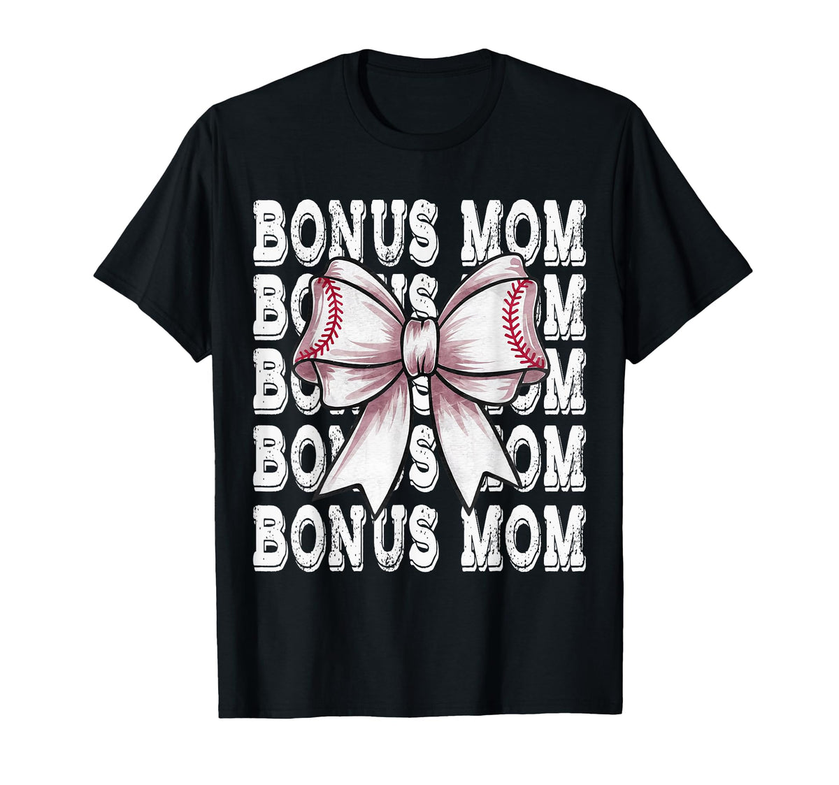 Coquette Baseball Bonus Mom Matching T-Shirt - Streetwear Style Men Women