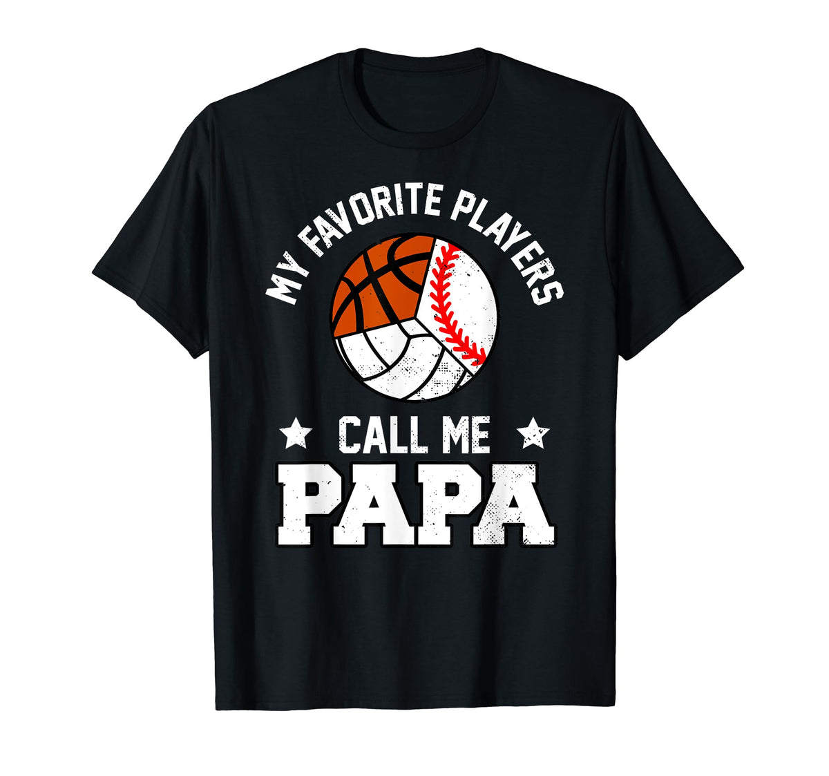 My Favorites Baseball Volleyball T-Shirt - Fun Novelty Design Men Women