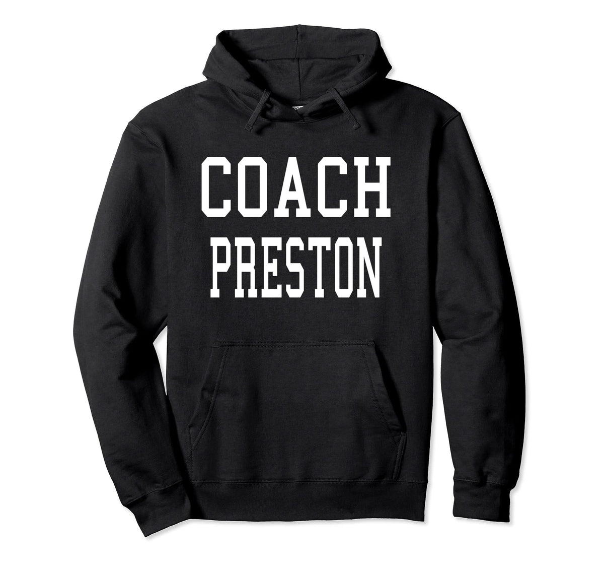 Coach Preston Custom Football Hoodie - Casual Everyday Wear Men Women