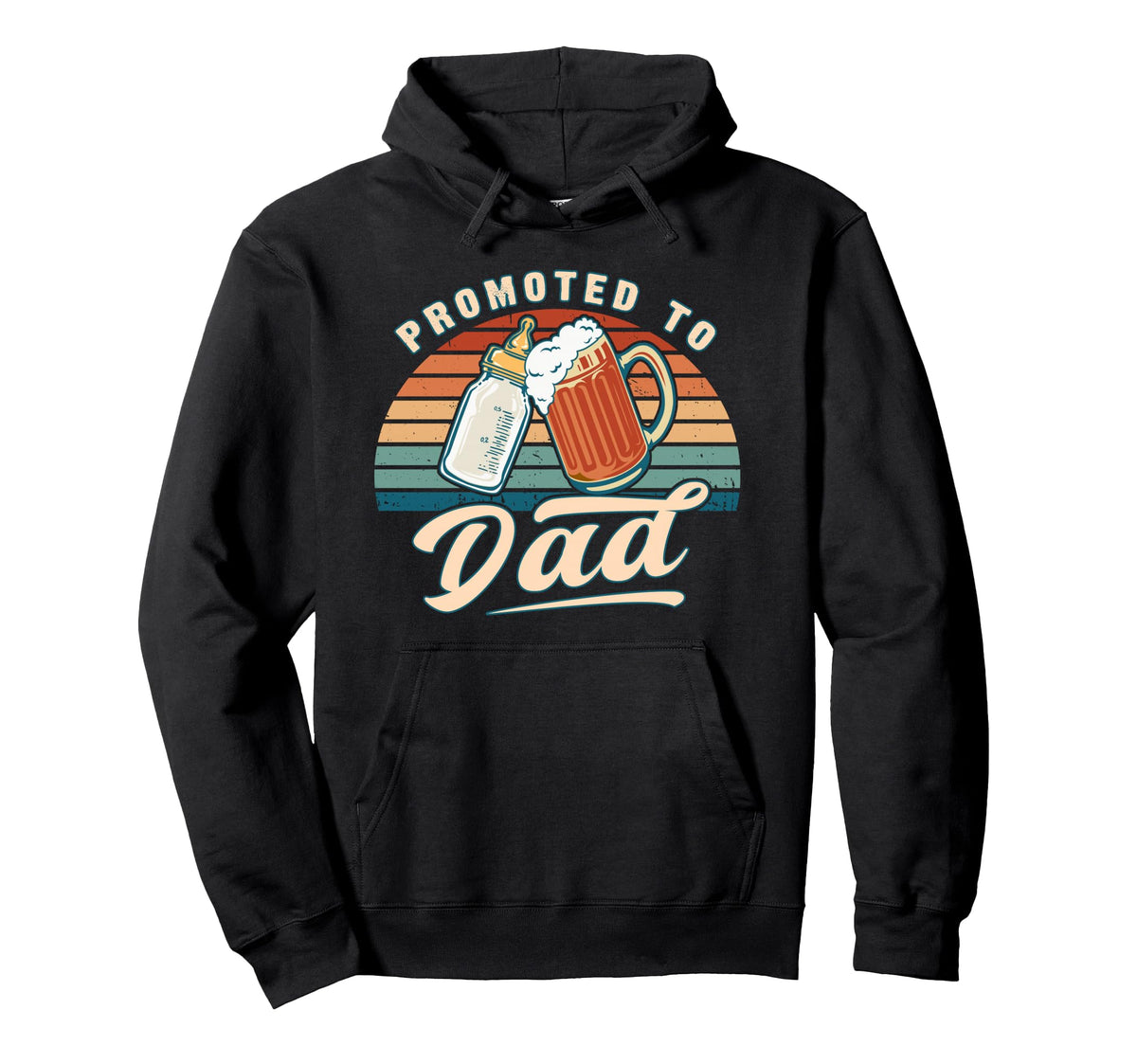 Promoted To Dad Reveal New Father Hoodie - Minimalist Print Men Women