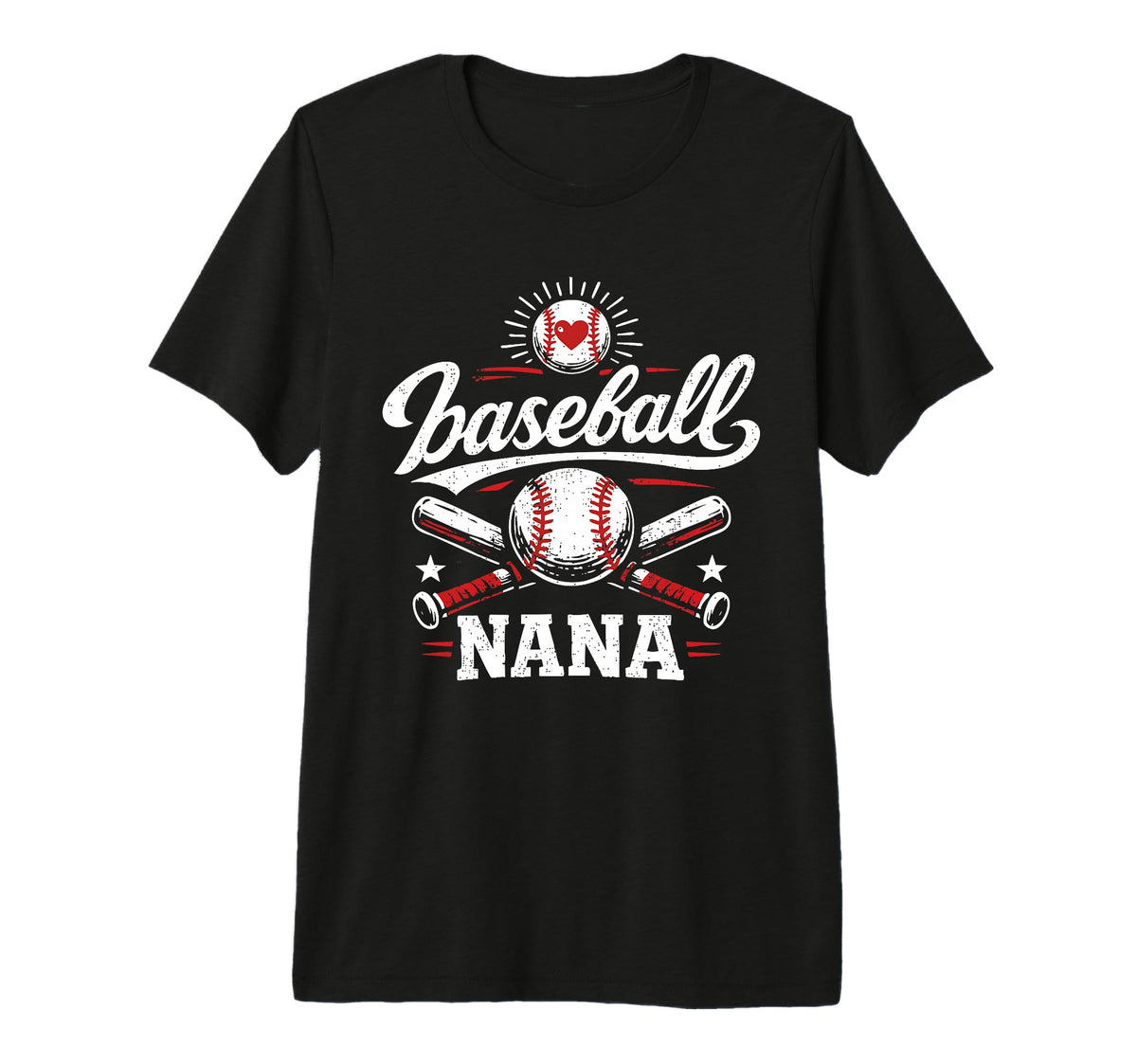 Baseball Nana Proud Loud Senior Baseball T-Shirt - Streetwear Style Unisex