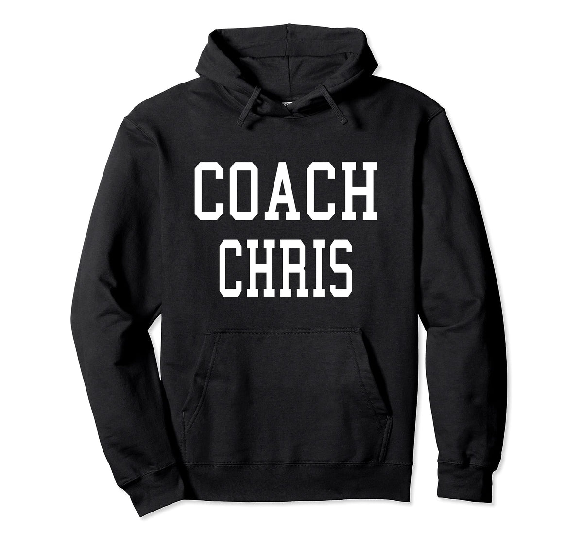 Coach Chris Custom Football Soccer Hoodie - Novelty Apparel for Adults