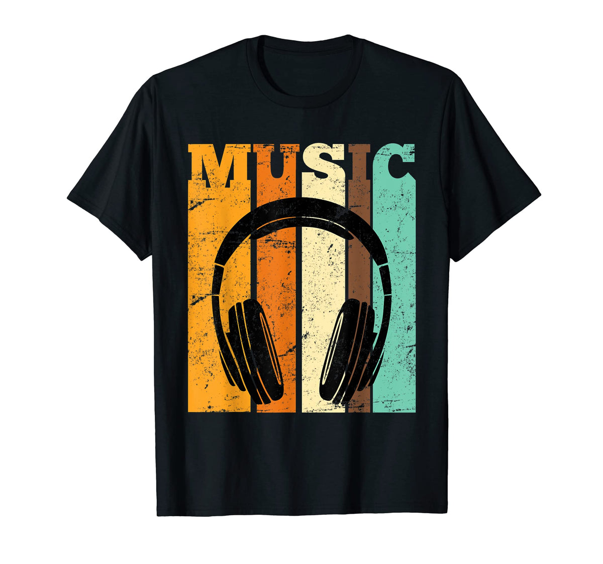 Headphones Music Hip Hop Rapper Rap T-Shirt - Aesthetic Graphic Men Women