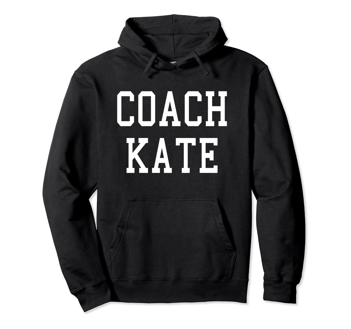Coach Kate Custom Football Soccer Hoodie - Trendy Graphic Men Women