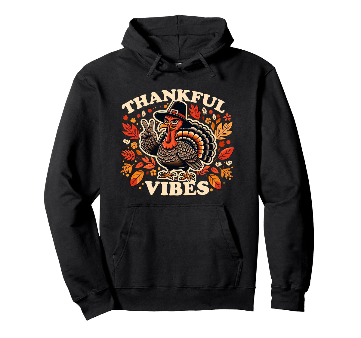 Dancing Turkey Thanksgiving Cheer Hoodie - Casual Everyday Wear Unisex