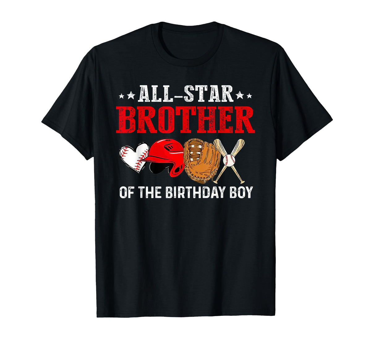 All Star Brother Birthday Baseball T-Shirt - Streetwear Style for Adults