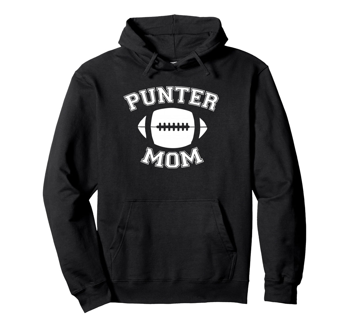 Punter Mom Football Parent Game Day Gear Hoodie - Graphic Print Unisex