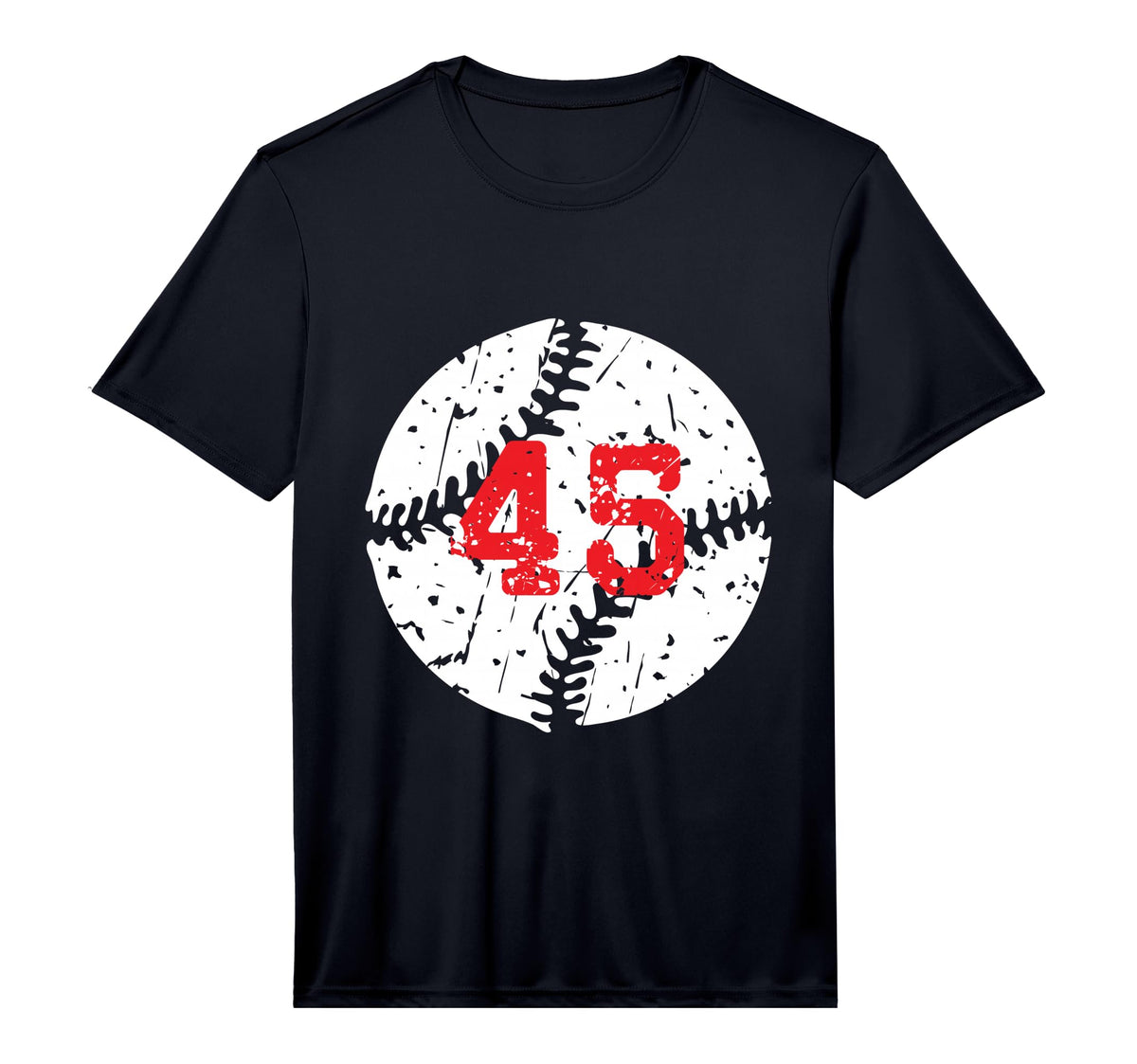 Number 45 Baseball Softball Number 45 T-Shirt - Streetwear Style Men Women