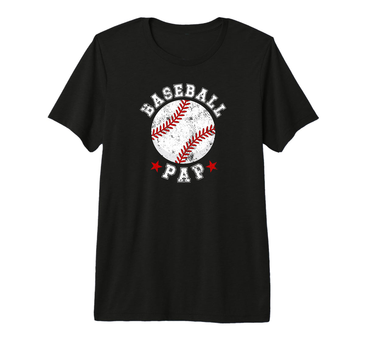 Mens Baseball Pap Grandpa Best Pap T-Shirt - Trendy Graphic Men Women