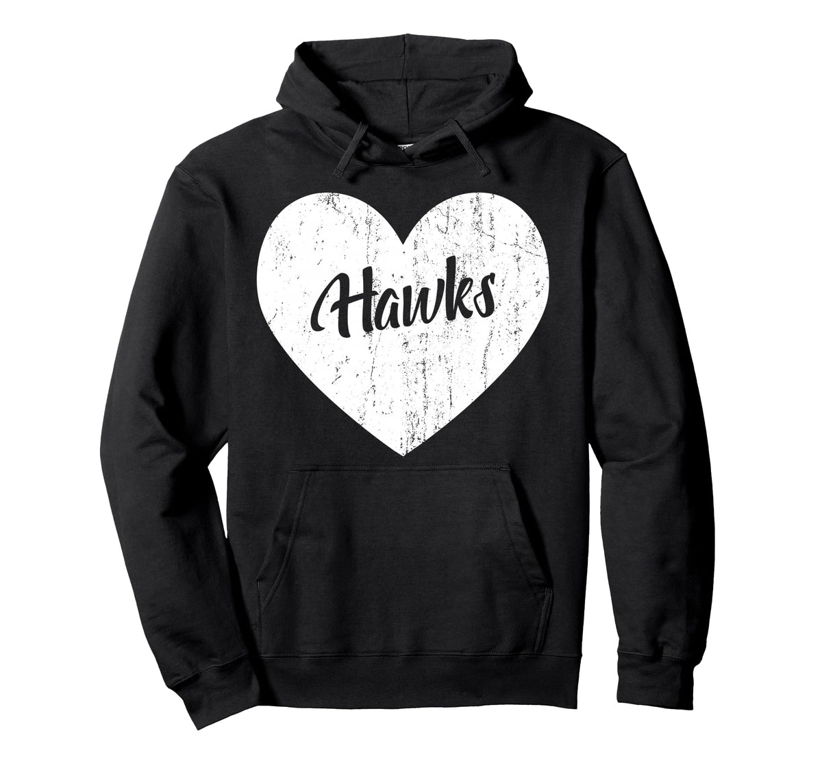Hawks School Sports Fan Team Spirit Hoodie - Custom Art Print Unisex