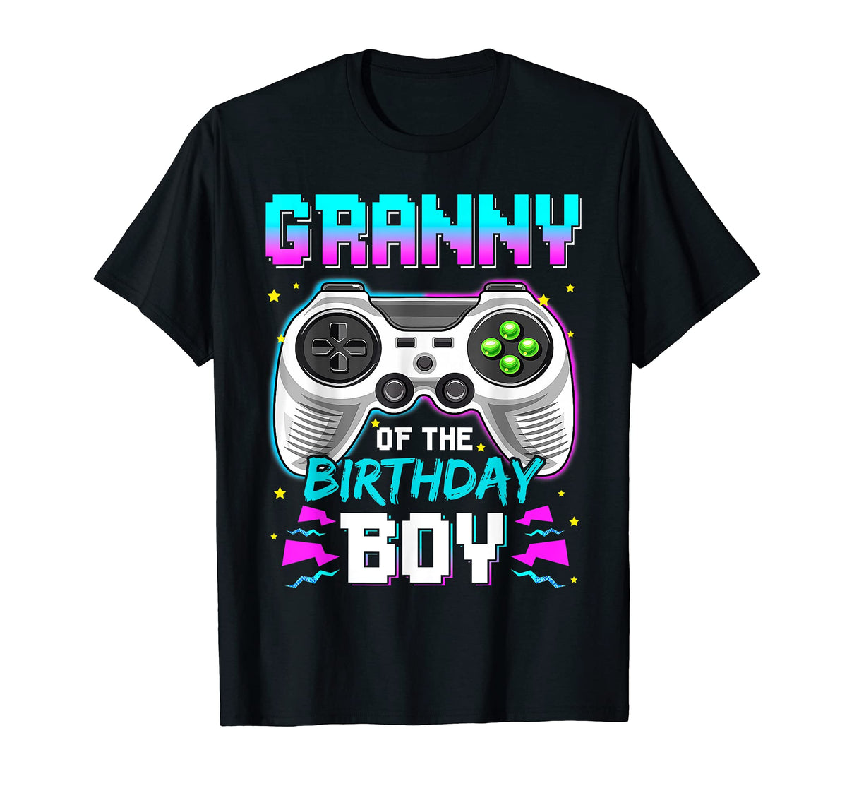 Granny Birthday Video Game B Day T-Shirt - Streetwear Style for Adults