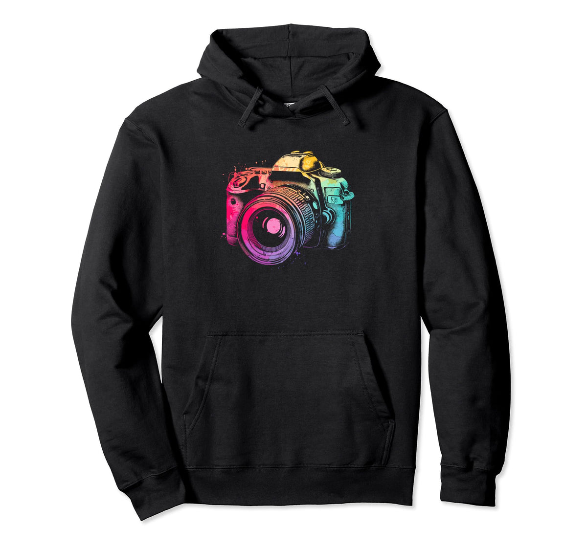 Colorful Camera Photographer Passion Lover Hoodie - Streetwear Style Unisex