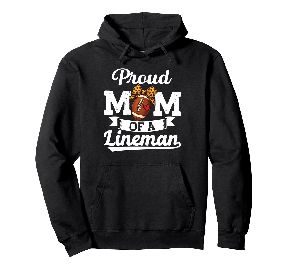 Proud Lineman Mom Football Mama Hoodie - Custom Art Print Men Women