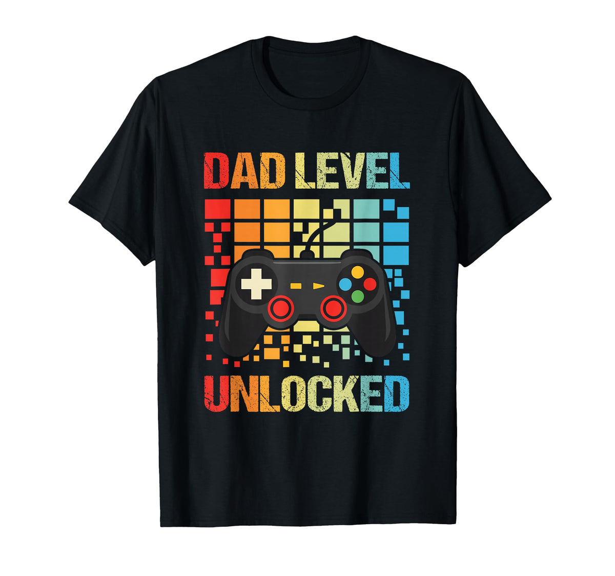 Dad Level Unlocked Funny New Dad Father T-Shirt - Trendy Graphic Men Women