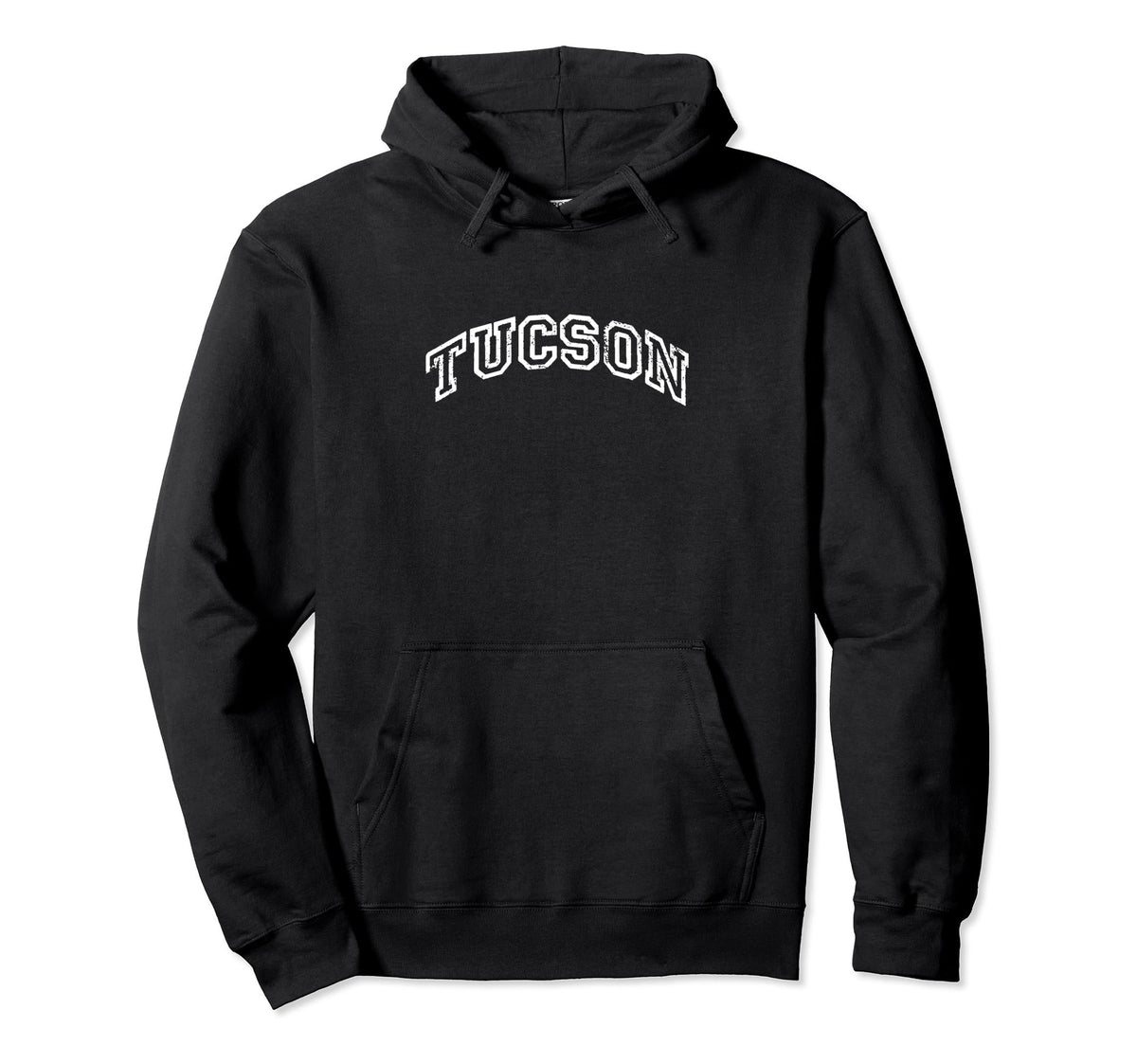 Tucson Minimalist Inspired Varsity Hoodie - Casual Everyday Wear for Adults