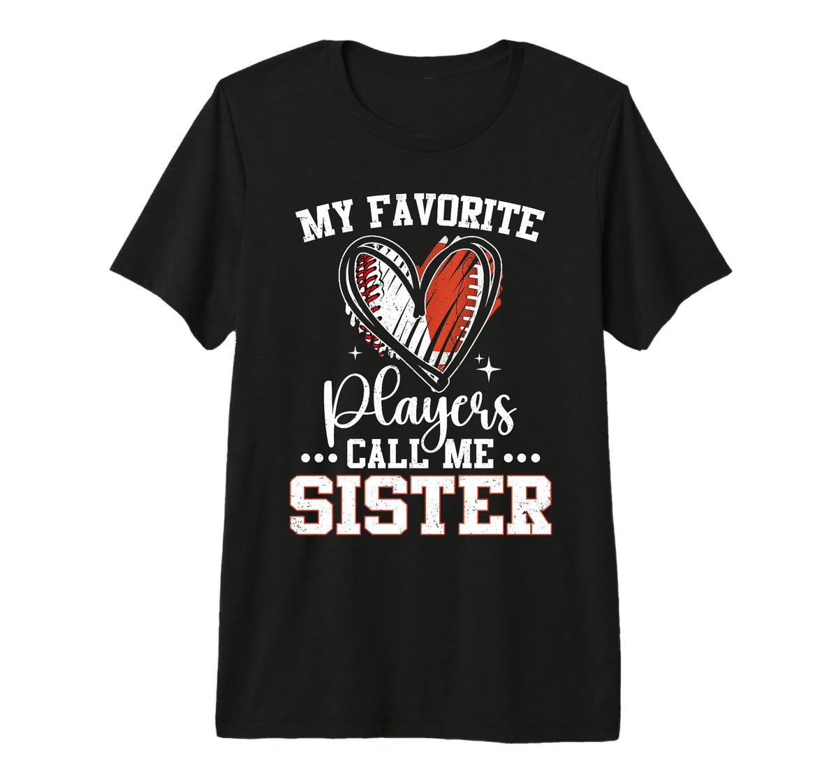 My Favorite Baseball Football Players T-Shirt - Novelty Apparel for Adults
