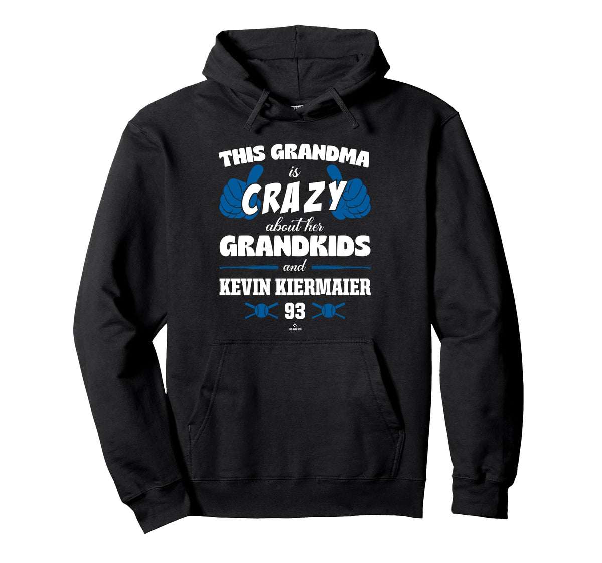 Grandma Crazy Kevin Kiermaier Los Hoodie - Minimalist Print Men Women