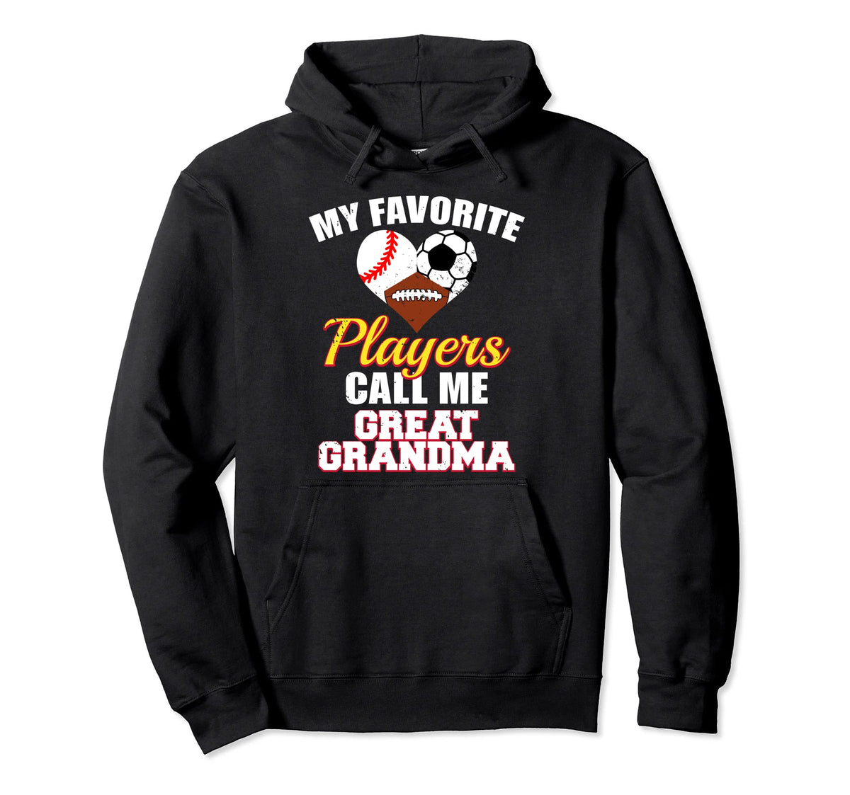 My Favorite Players Baseball Soccer Hoodie - Trendy Graphic Men Women