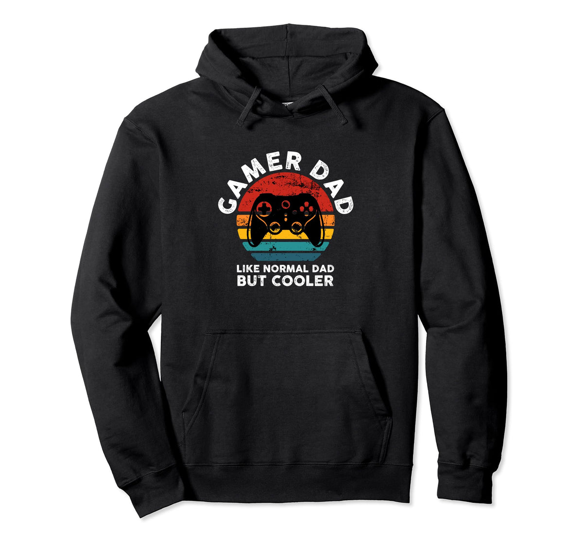 Gamer Dad Like Normal Dad But Cooler Hoodie - Trendy Graphic for Adults