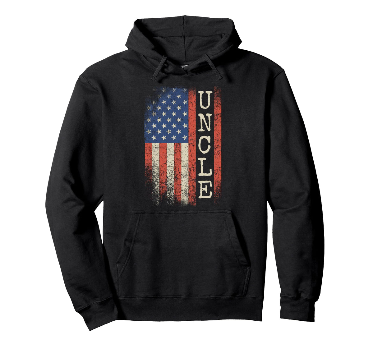 Uncle American Flag Patriotic Usa Hoodie - Novelty Apparel Men Women