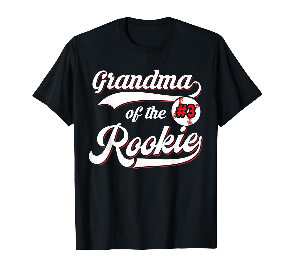 Grandma Rookie Matching Family Baseball T-Shirt - Aesthetic Graphic Unisex