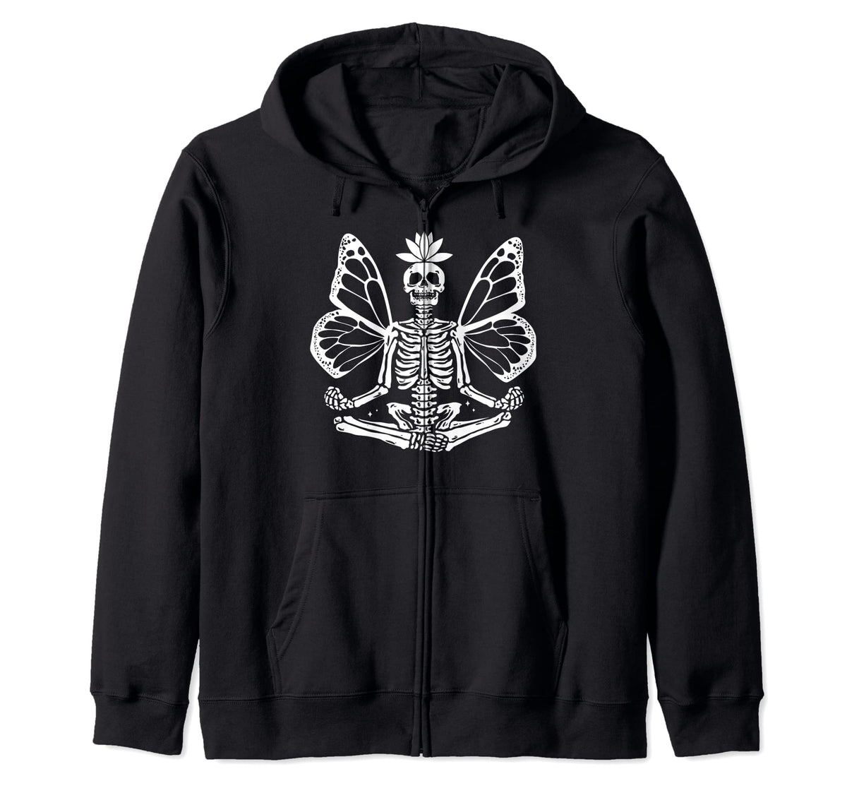 Halloween Skeleton Fairy Vaporwave T-Shirt - Streetwear Style for Adults