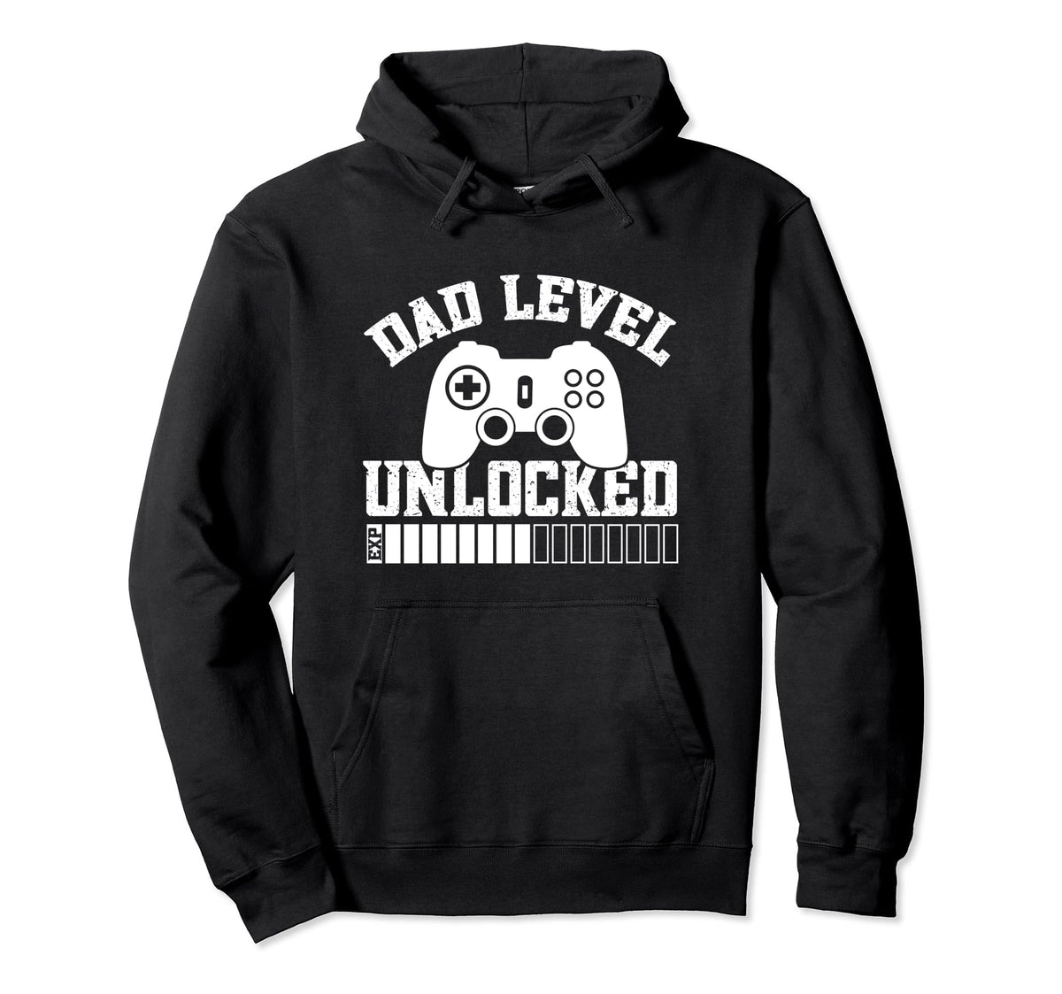 Funny Gamer Dad Dad Level Unlocked Hoodie - Streetwear Style for Adults