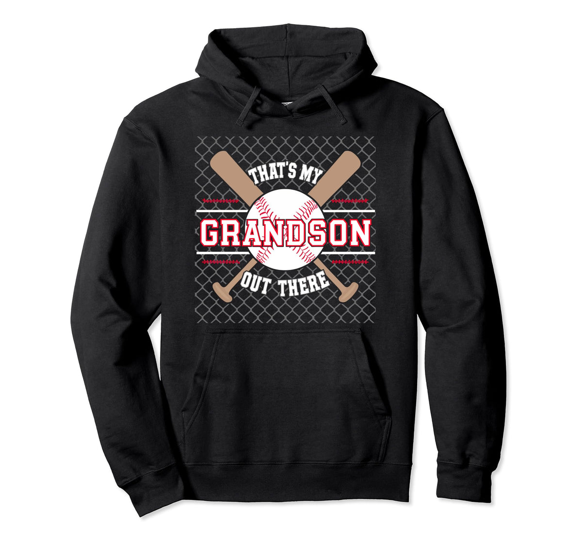 Baseball Grandpa Grandfather Hoodie - Casual Everyday Wear for Adults