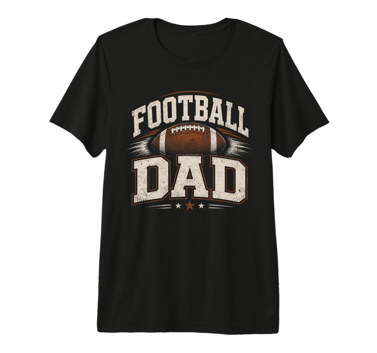 Football Dad Sports Dad Tri Blend T-Shirt - Novelty Apparel Men Women