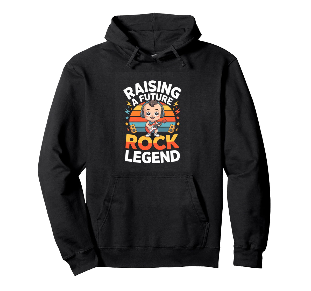 Raising Future Rock Legend Rock Music Hoodie - Streetwear Style Unisex