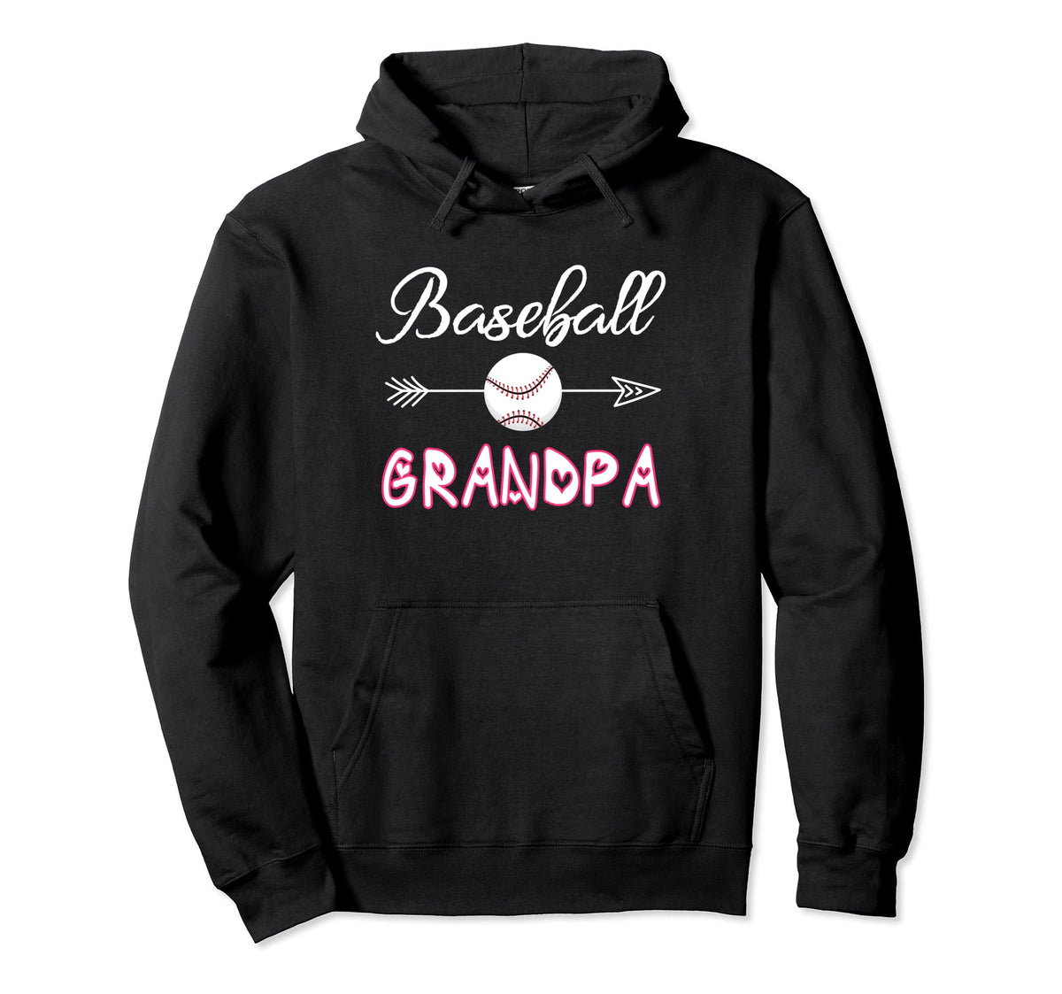 Baseball Grandpa Birthday Sport Hoodie - Fun Novelty Design Men Women