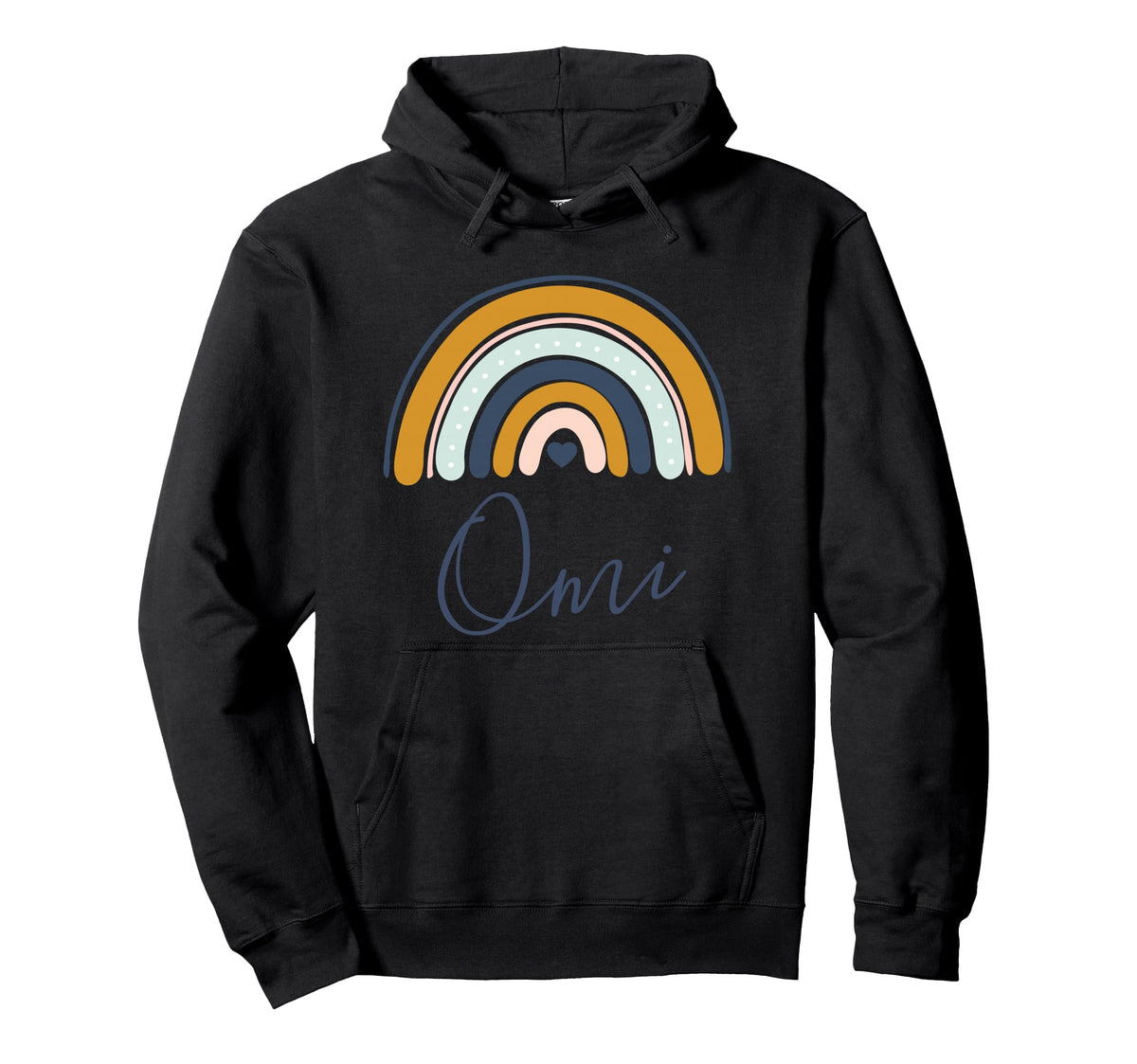 Omi Rainbow Omi Life Mothers Day Mom Hoodie - Trendy Graphic for Adults