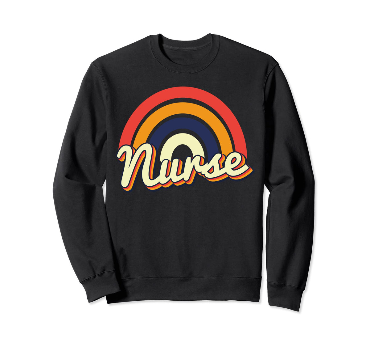 Future Nurse Life Rn Nurse Rainbow Sweatshirt - Streetwear Style Men Women