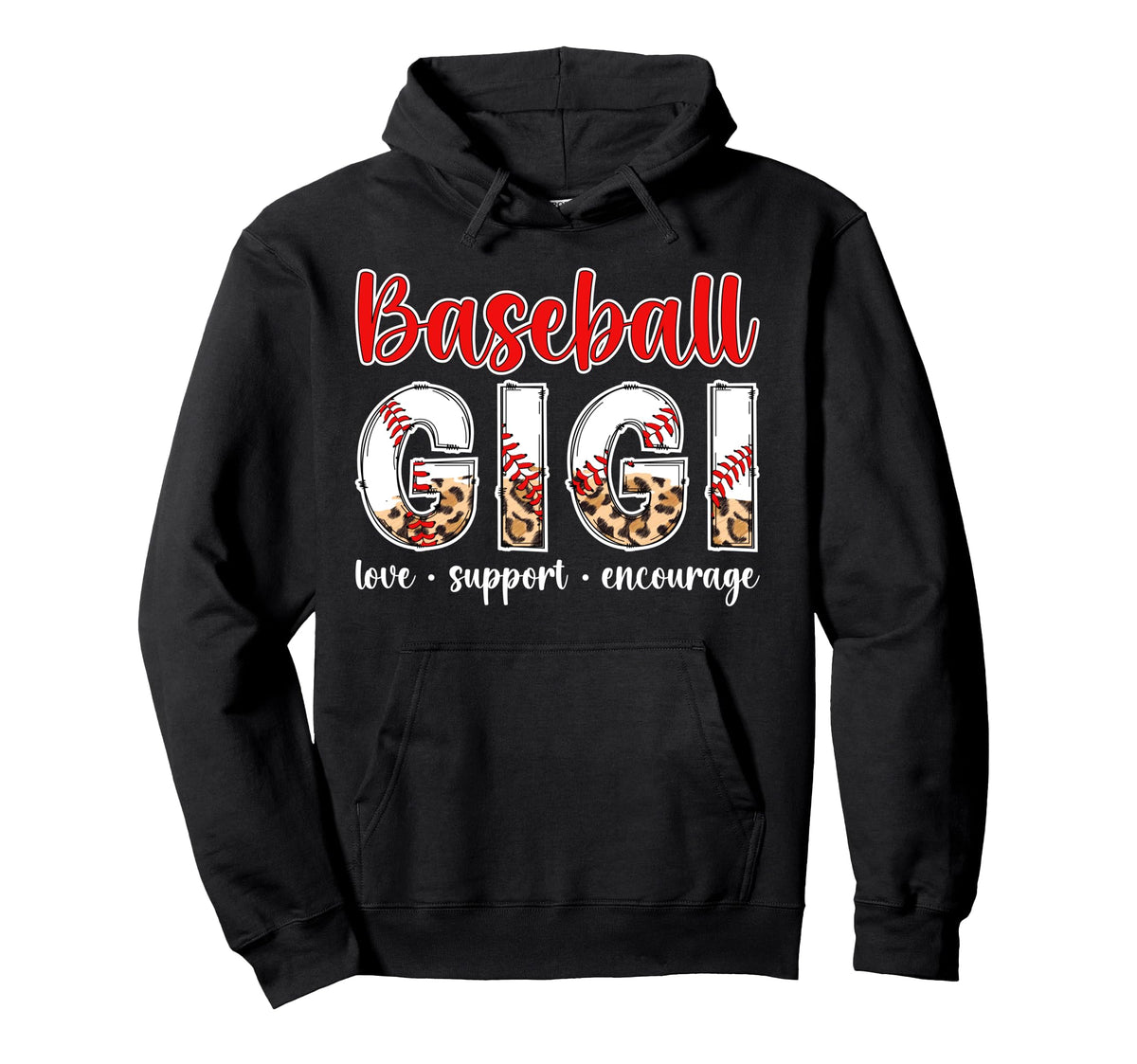 Baseball Gigi Love Support Gigi Baseball Hoodie - Streetwear Style Unisex