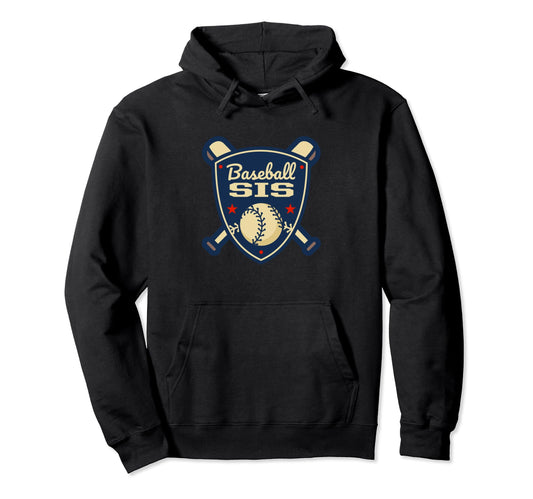 Baseball Sis Matching Family Baseball Hoodie - Unique Graphic Unisex