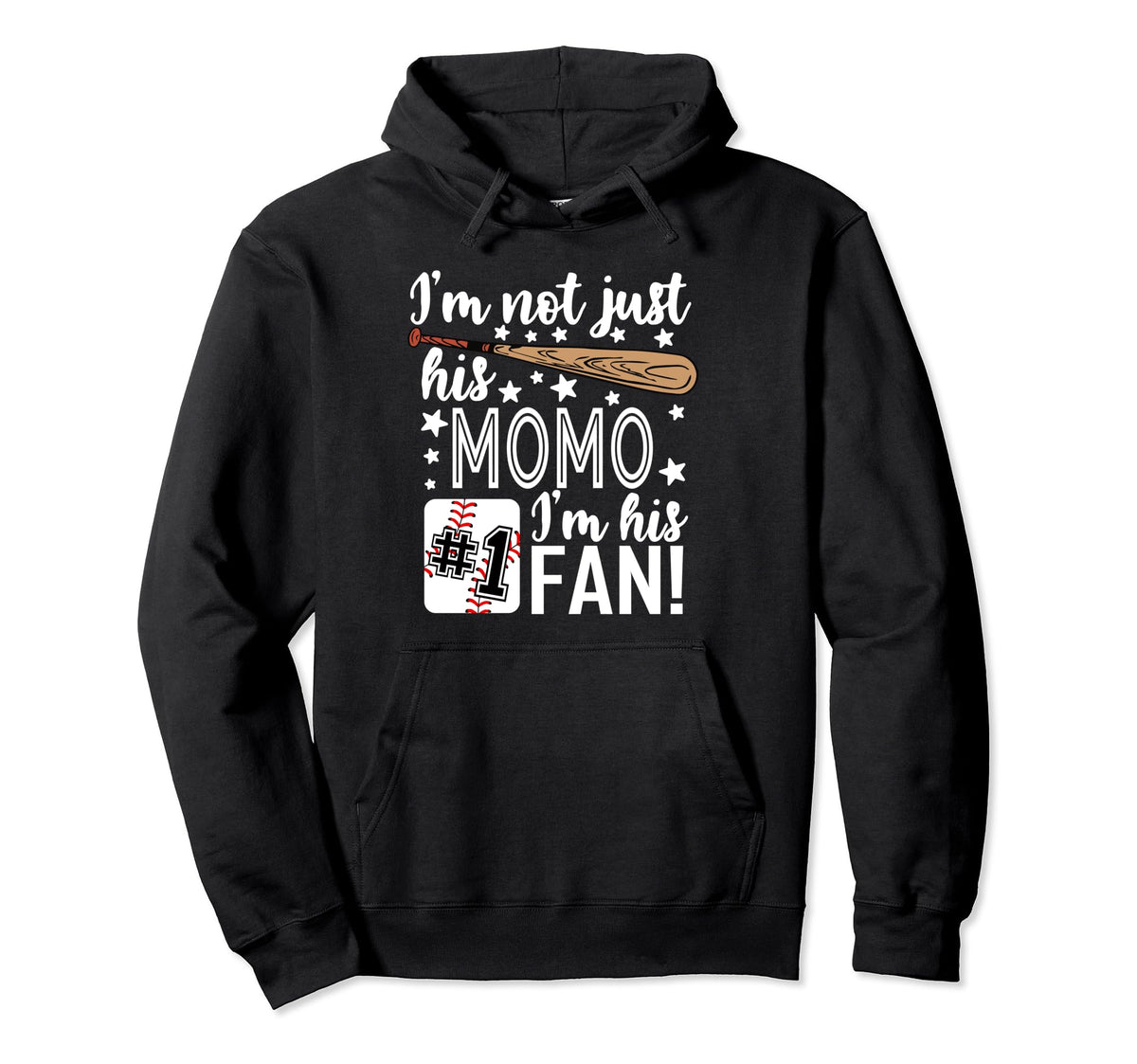 Im Not Just His Momo Im His 1 Fan Hoodie - Novelty Apparel Men Women
