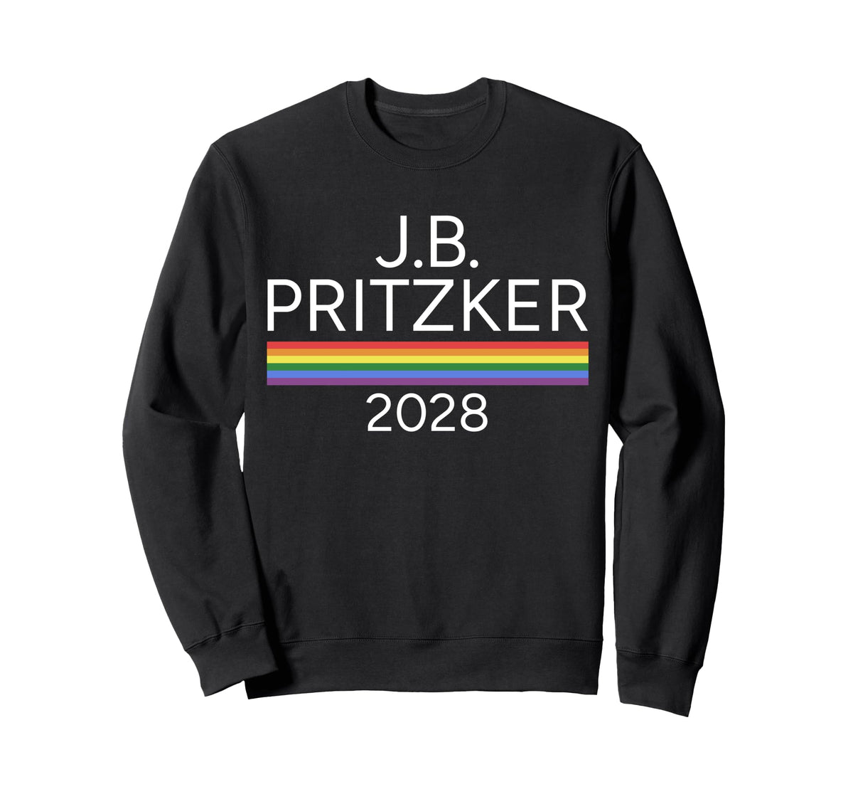 Jb Pritzker 2028 Lgbtq Democrat Sweatshirt - Streetwear Style Men Women