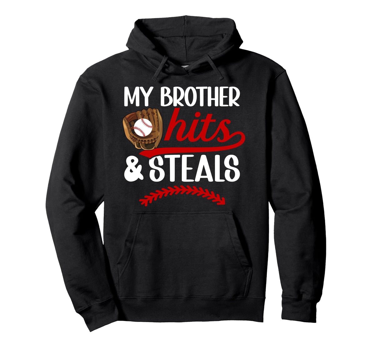 Funny Baseball Sister Baseball Hoodie - Casual Everyday Wear Men Women