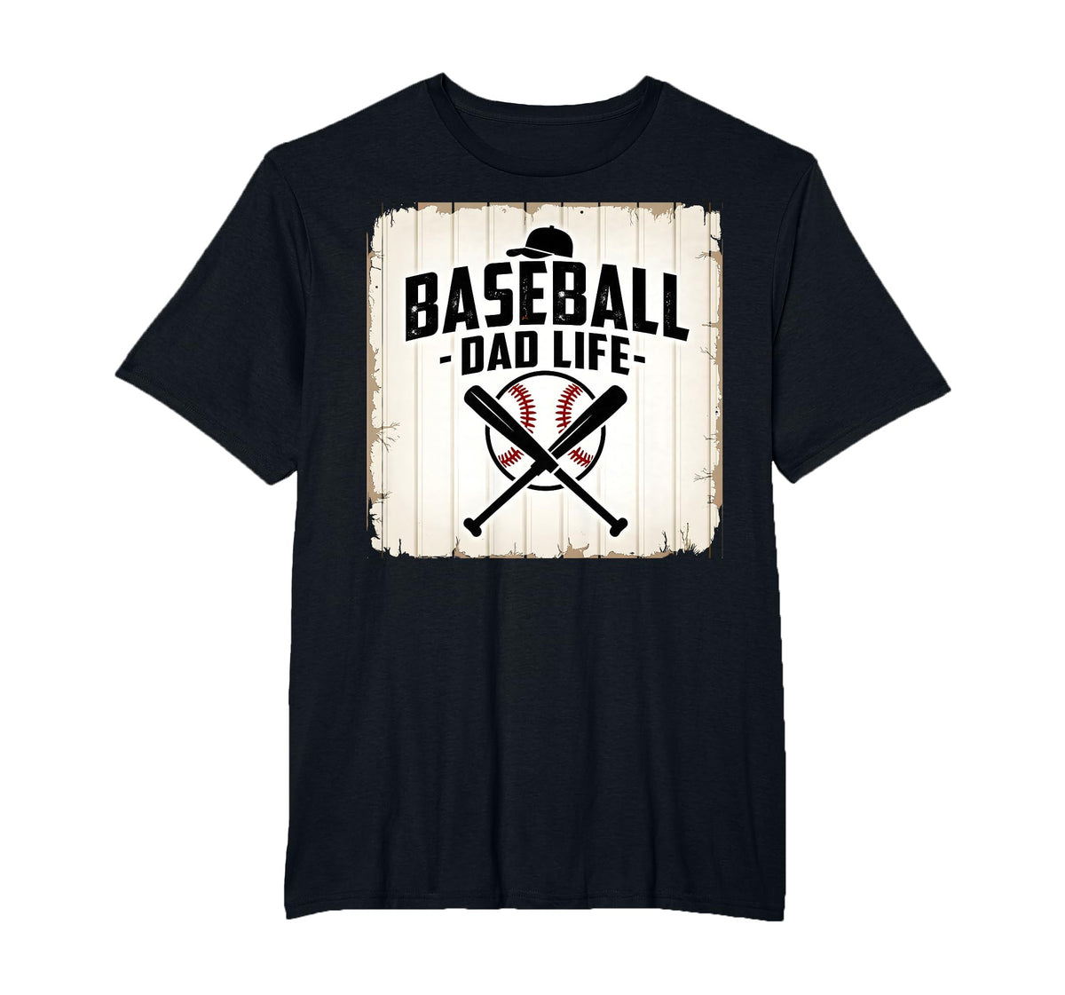 Baseball Dad Life Proud Father Sports T-Shirt - Novelty Apparel for Adults