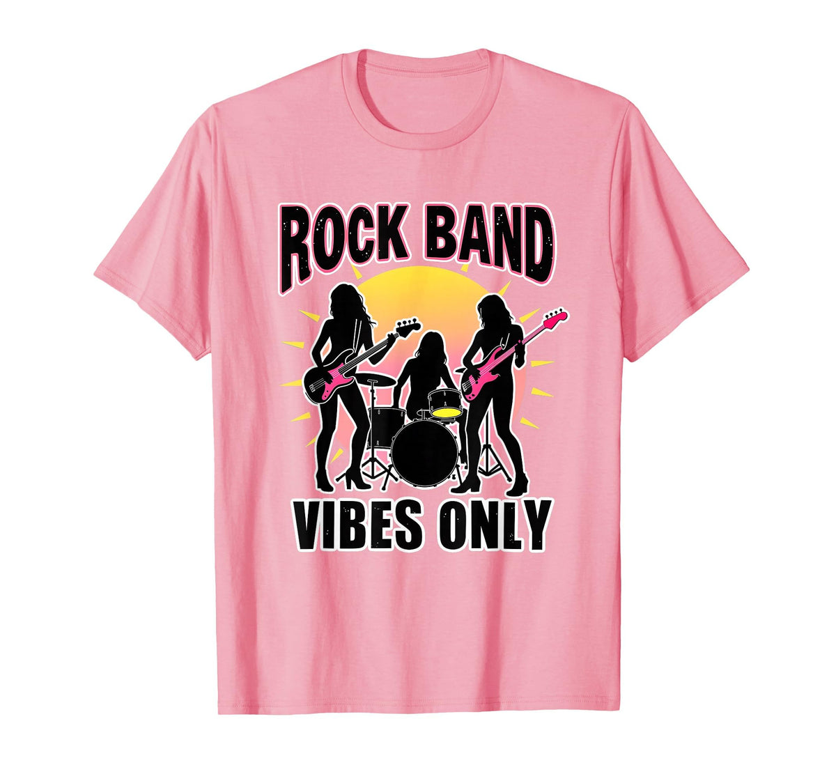 Rock Band Vibes Only Music Lover T-Shirt - Streetwear Style Unisex
